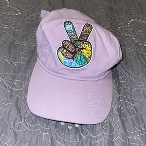 hippie peace sign hat - baseball cap